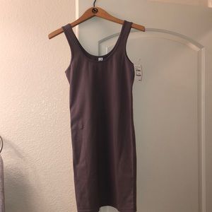 Grey tank dress
